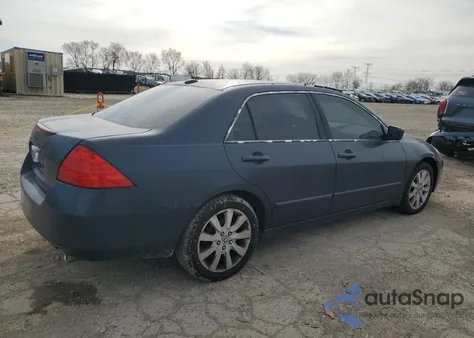 2007 Honda Accord Ex из США, поврежденный, VIN 1HGCM665X7A011133